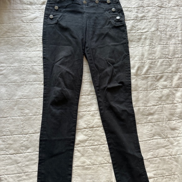 Scotch & Soda Charcoal Buttoned Trousers - Picture 1 of 3